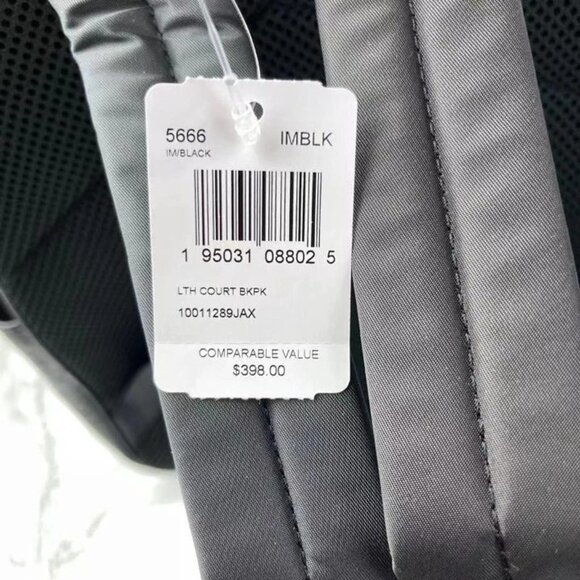 Coach 5666 Court Leather Backpack In Black - Picture 6 of 6